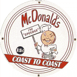 Логотип McDonald's 1953