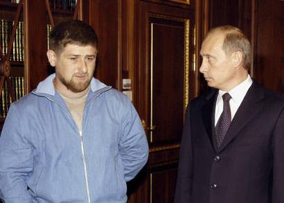 Рамзан Кадыров и Владимир Путин