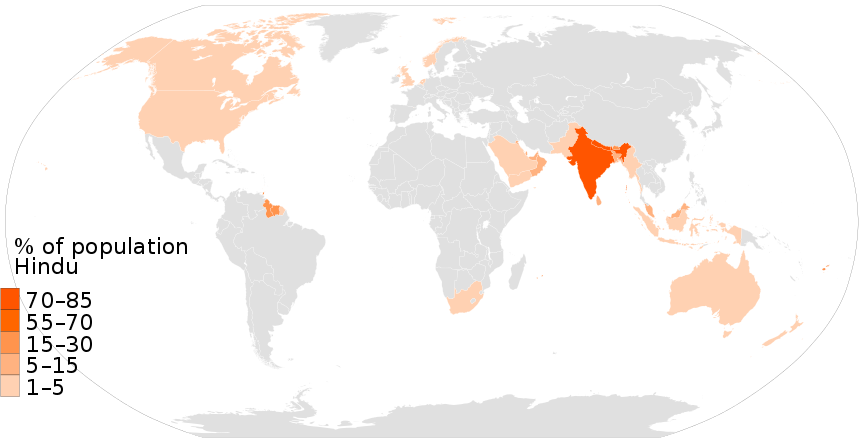 Hinduism map