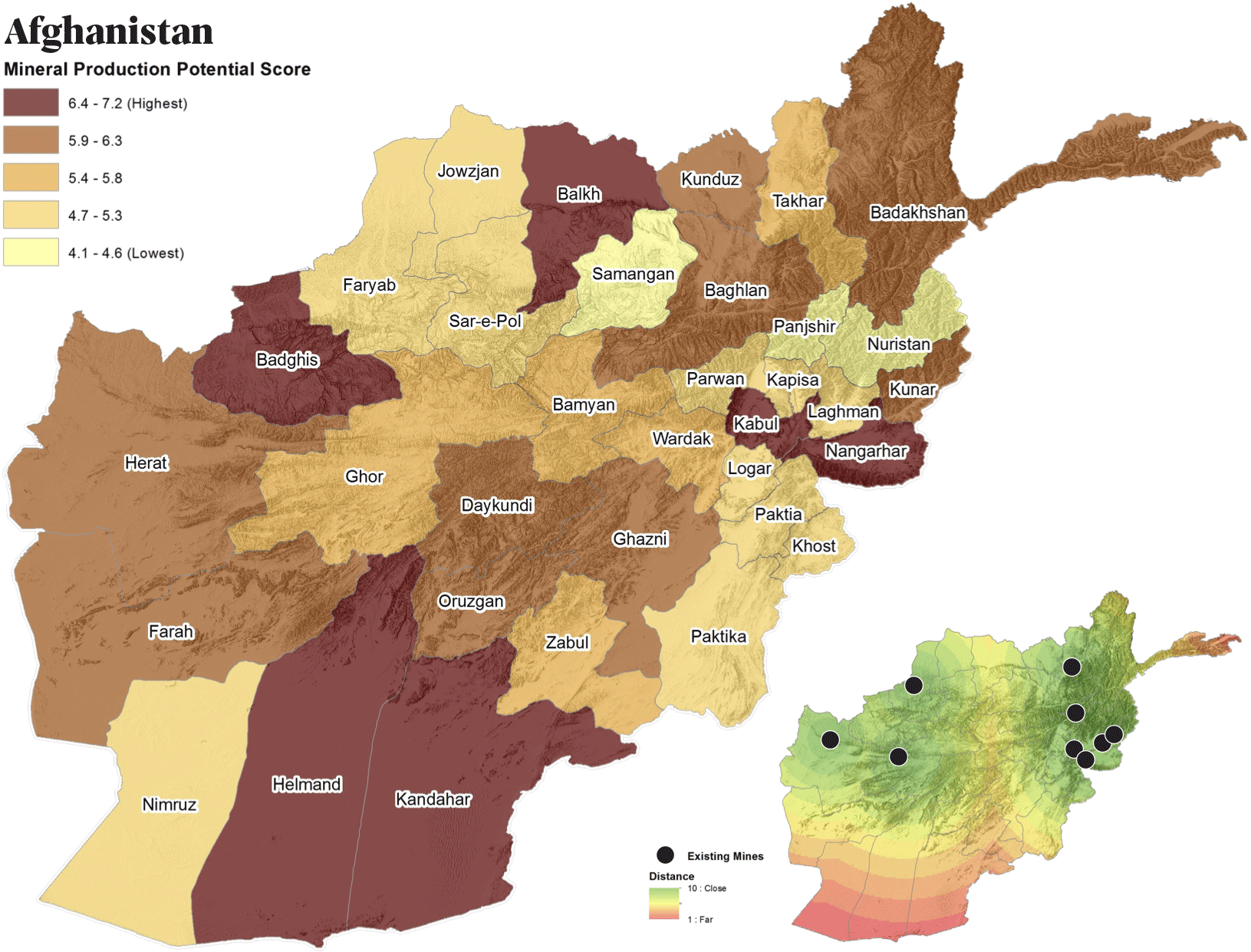 Ресурсный потенциал Афганистана