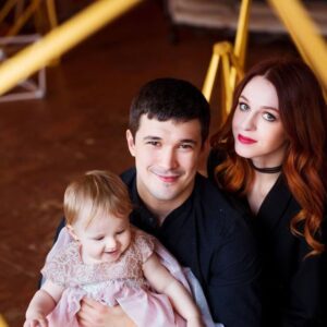Федоров с женой и дочерью
