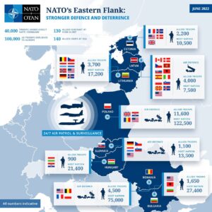 Карта НАТО в Восточной Европе
