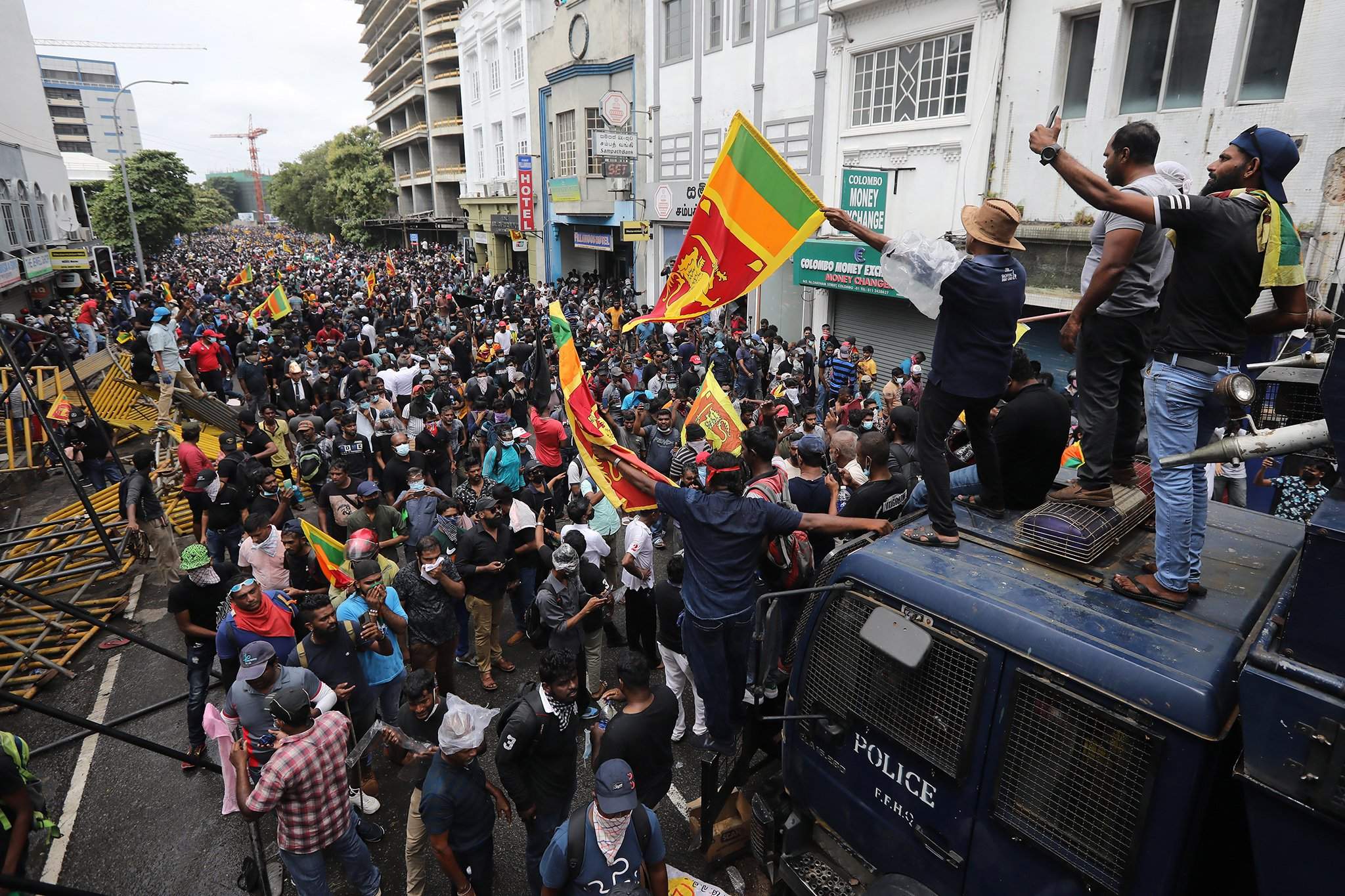 Протесты в Шри-Ланке 2022
