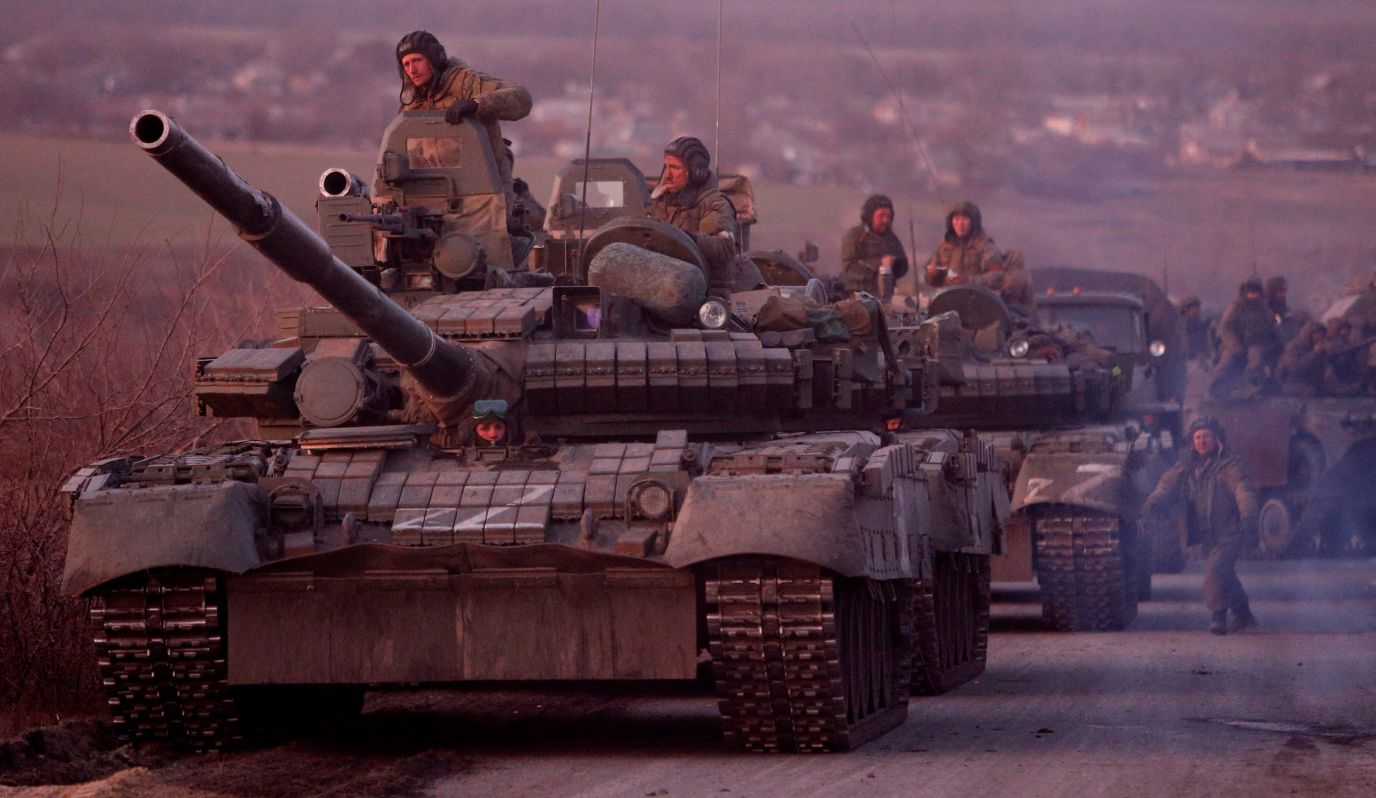 Российские танки 24 февраля
